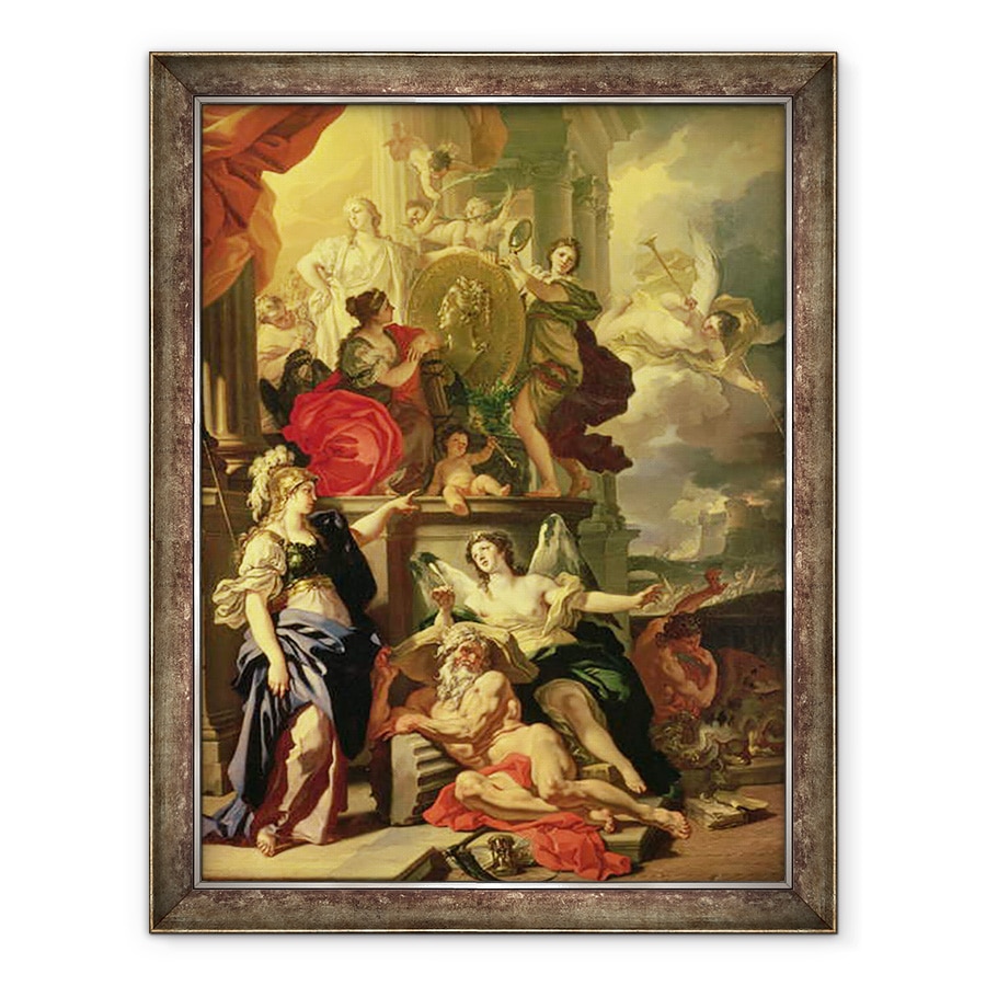 Tablou inramat - Francesco Solimena - Alegorie a unei domnii, 70 x 90 cm