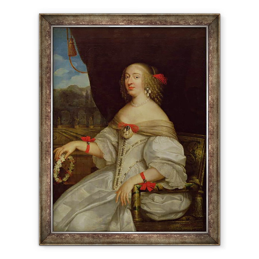 Tablou inramat - Louis Ferdinand Elle - Portret De Anne-Marie-Louise dOrleans 1627-93 Ducesa de Montpensier, 70 x 90 cm