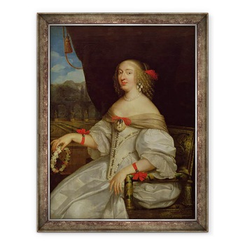 Tablou inramat - Louis Ferdinand Elle - Portret De Anne-Marie-Louise dOrleans 1627-93 Ducesa de Montpensier, 70 x 90 cm Tablou inramat - Louis Ferdinand Elle - Portret De Anne-Marie-Louise dOrleans 1627-93 Ducesa de Montpensier, 70 x 90 cm