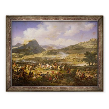 Tablou inramat - Louis Lejeune - Batalia de la Muntele Thabor, 16 aprilie 1799, 70 x 90 cm Tablou inramat - Louis Lejeune - Batalia de la Muntele Thabor, 16 aprilie 1799, 70 x 90 cm