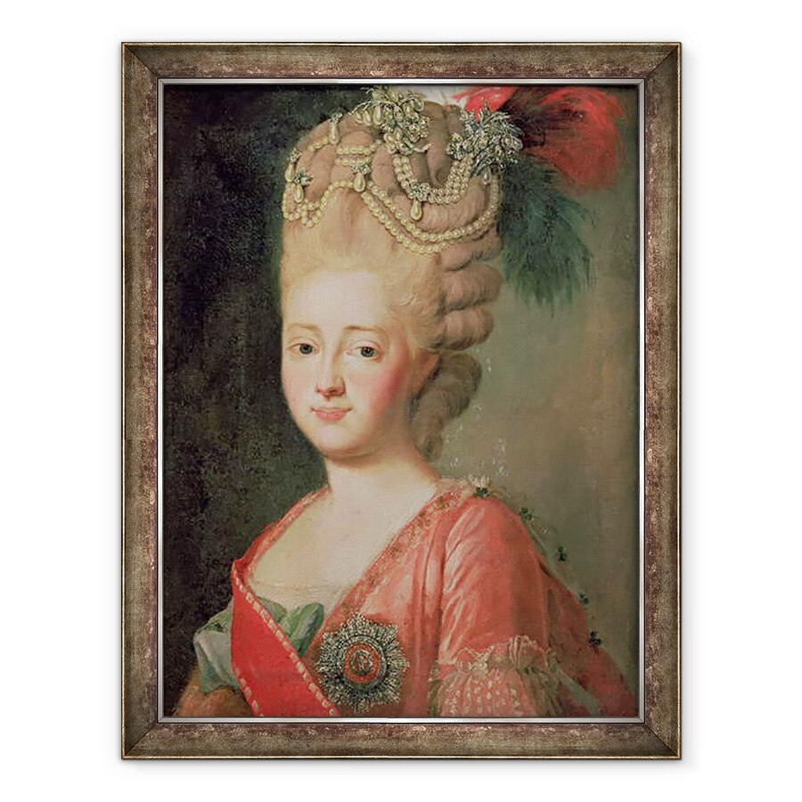 Tablou inramat - Alexander Roslin - Portret imparateasa Maria Fyodorina 1759-1828, 70 x 90 cm