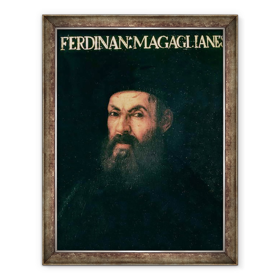 Tablou inramat - Scoala Italiana - Portretul Lui Ferdinand Magellan c.1480-1521, 70 x 90 cm