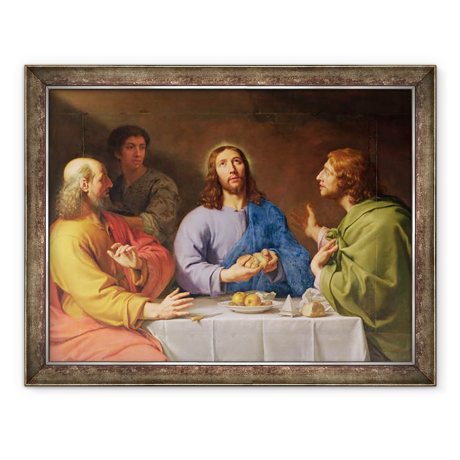 Tablou inramat - Philippe de Champaigne - Cina de la Emmaus, 70 x 90 cm