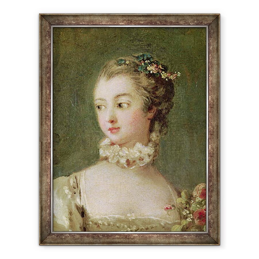 Tablou inramat - Francois Boucher - Madame de Pompadour 1721-64 ulei pe panza, 60 x 80 cm