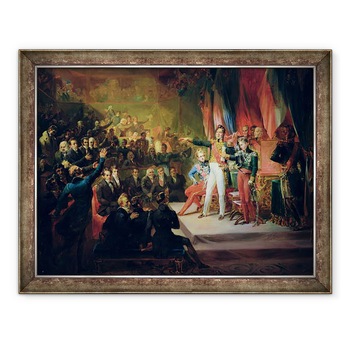 Tablou inramat - Felix Auvray - injuratura lui Louis-Philippe 1773-1850 9 august 1830, 70 x 90 cm Tablou inramat - Felix Auvray - injuratura lui Louis-Philippe 1773-1850 9 august 1830, 70 x 90 cm