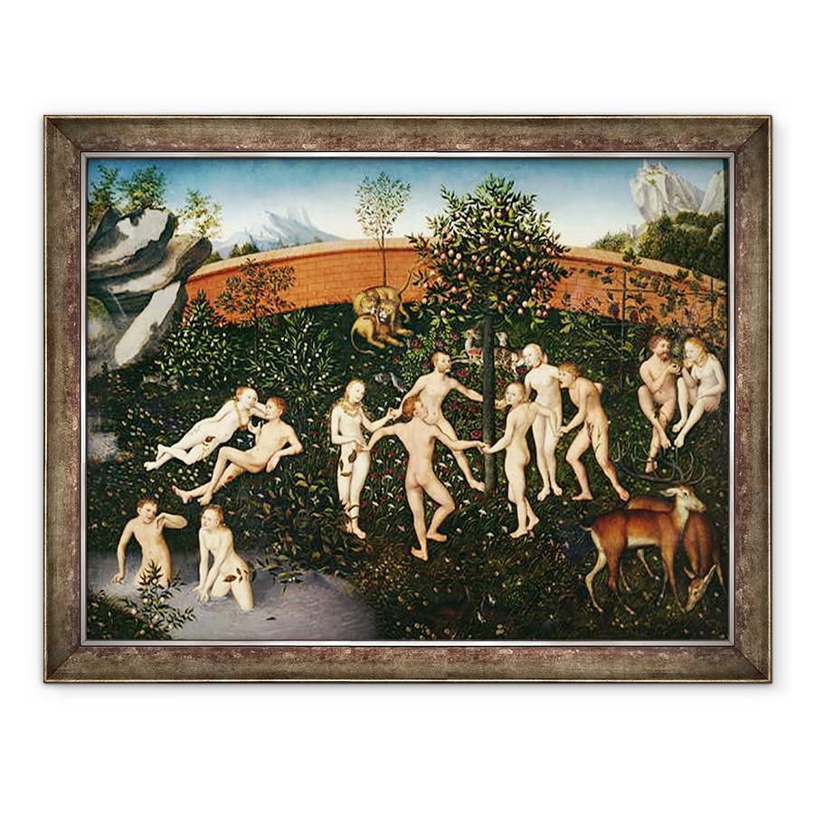 Tablou inramat - Lucas Cranach the Elder - Epoca de Aur, 70 x 90 cm