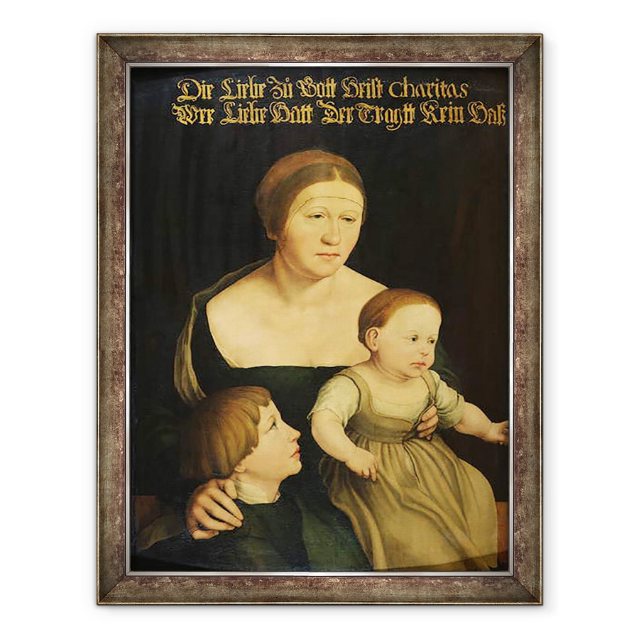 Tablou inramat - Hans Holbein the Younger - Caritate sau familia artistului, 70 x 90 cm