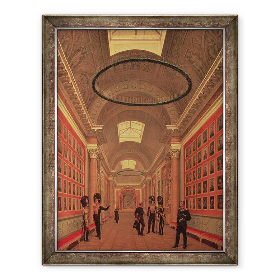 Tablou inramat - Nikanor Grigor'evich Chernetsov - Galeria de razboi a Palatului de Iarna din Sankt Petersburg, 60 x 80 cm