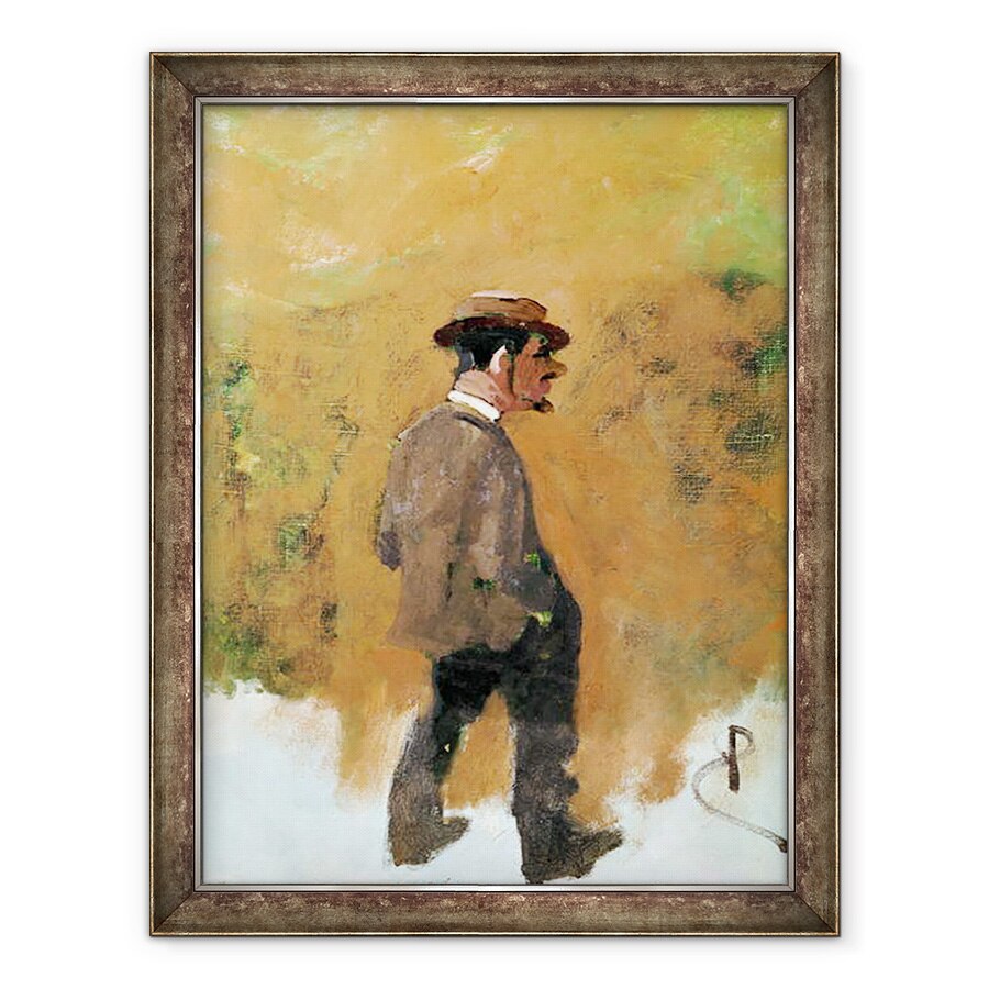 Tablou inramat - Rene Princeteau - Henri de Toulouse-Lautrec 1864-1901 in varsta de 19 ani, 70 x 90 cm