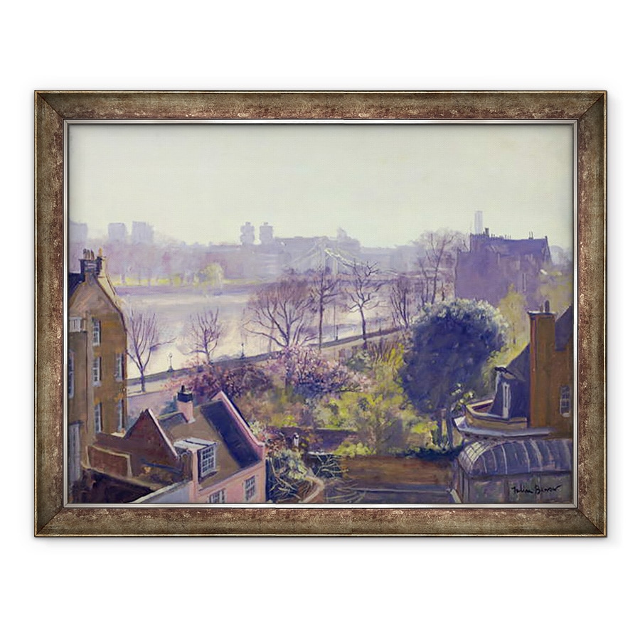 Tablou inramat - Julian Barrow - Chelsea Embankment din Gradina Fizica, 70 x 90 cm