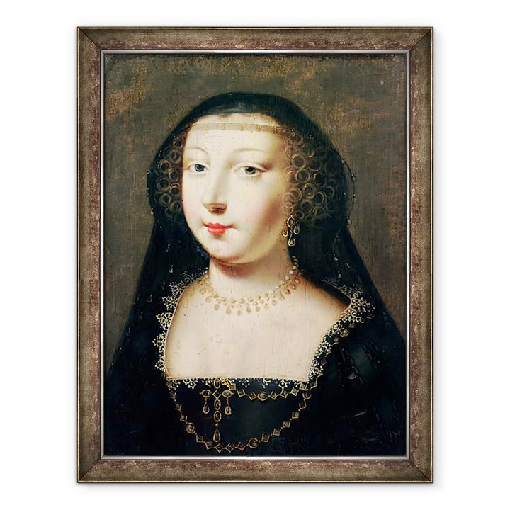 Картина в рамка - Френска школа - Портрет от Gabrielle dEstrees, 70 x 90 cm