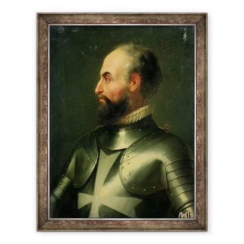 Tablou inramat - Francois Xavier Dupre - Jean de la Valette 1494-1568 Marele Maestru al Cavalerilor Ordinului Maltei, 60 x 80 cm Tablou inramat - Francois Xavier Dupre - Jean de la Valette 1494-1568 Marele Maestru al Cavalerilor Ordinului Maltei, 60 x 80 cm