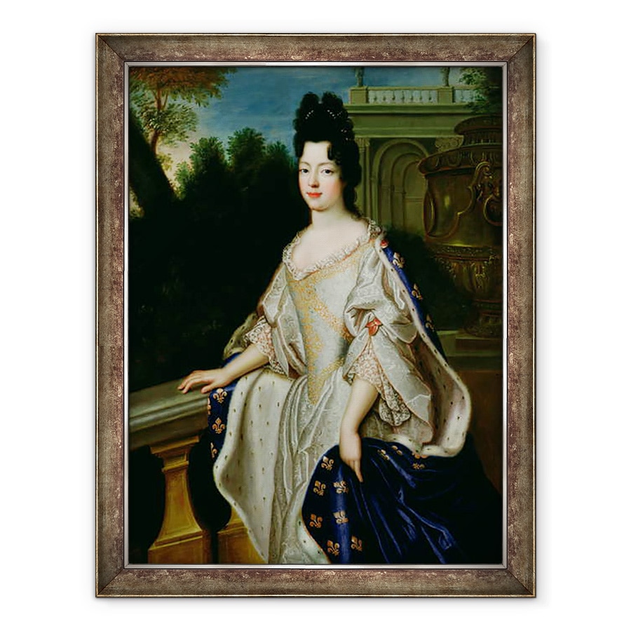 Tablou inramat - Scoala franceza - Marie-Adelaide de Savoie 1685-1712 Ducesa de Burgundia, 70 x 90 cm