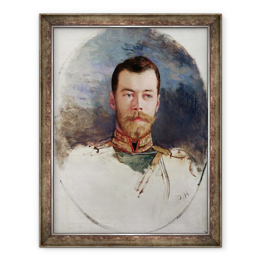 Tablou inramat - Henri Gervex - Studiu pentru portretul tarului Nicolae al II-lea 1868-1918 1898, 70 x 90 cm