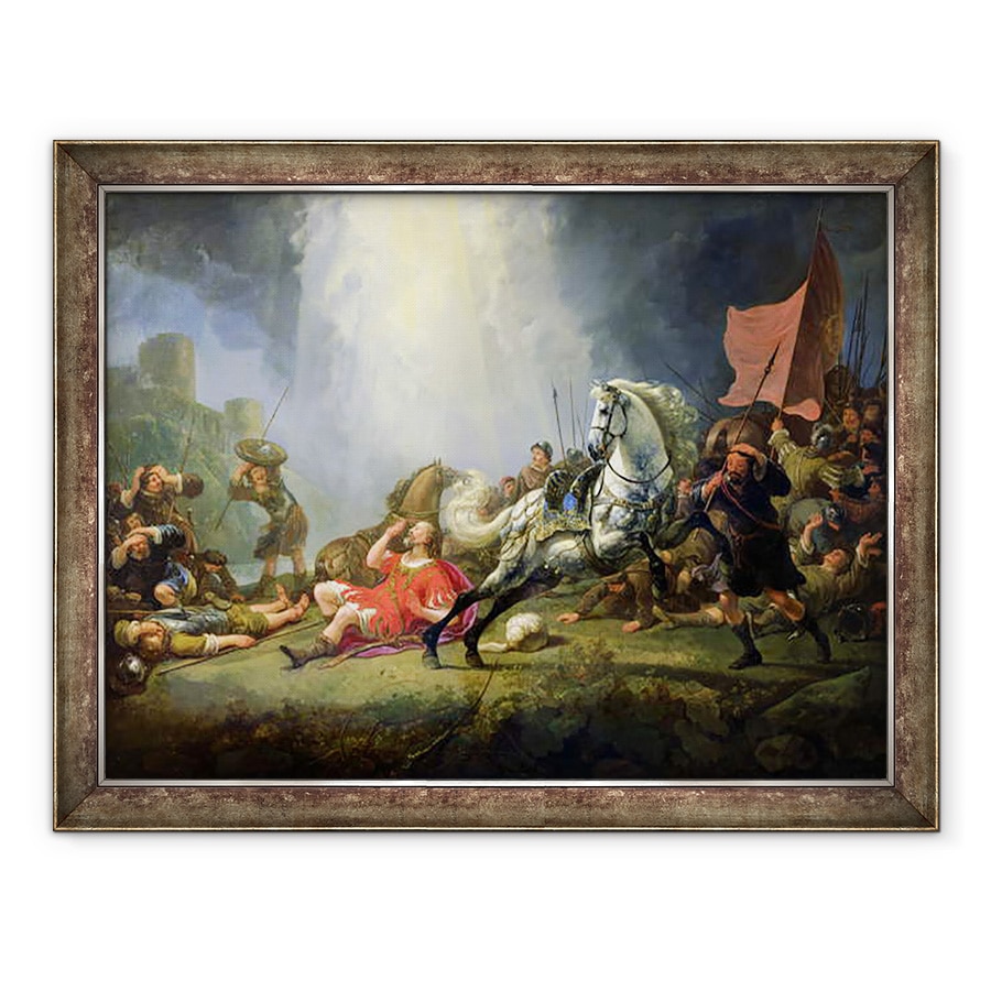 Tablou inramat - Aelbert Cuyp - Convertirea Sfantului Pavel sau, 70 x 90 cm