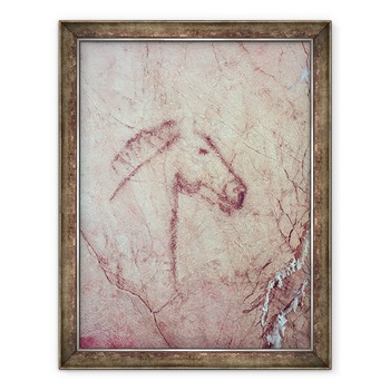 Tablou inramat - Paleolithic - Cap de cal, 60 x 80 cm Tablou inramat - Paleolithic - Cap de cal, 60 x 80 cm