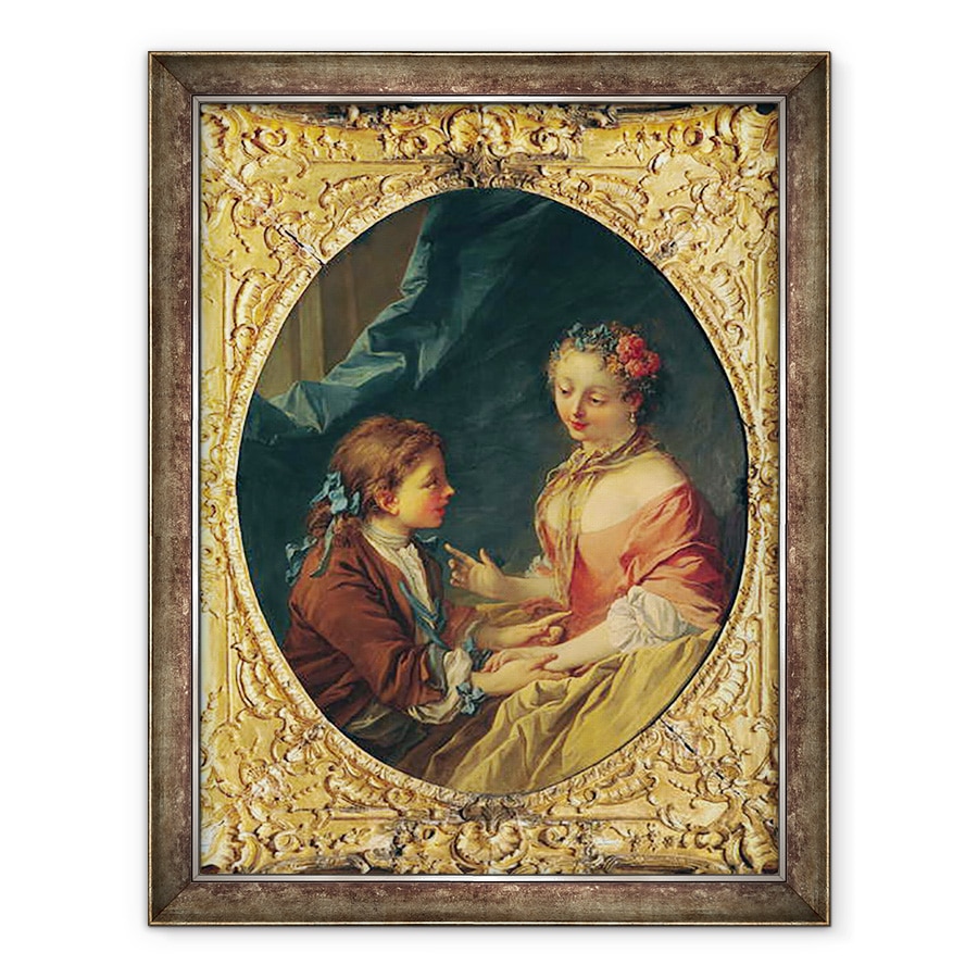 Tablou inramat - Francois Boucher - Mama si Copil, 70 x 90 cm