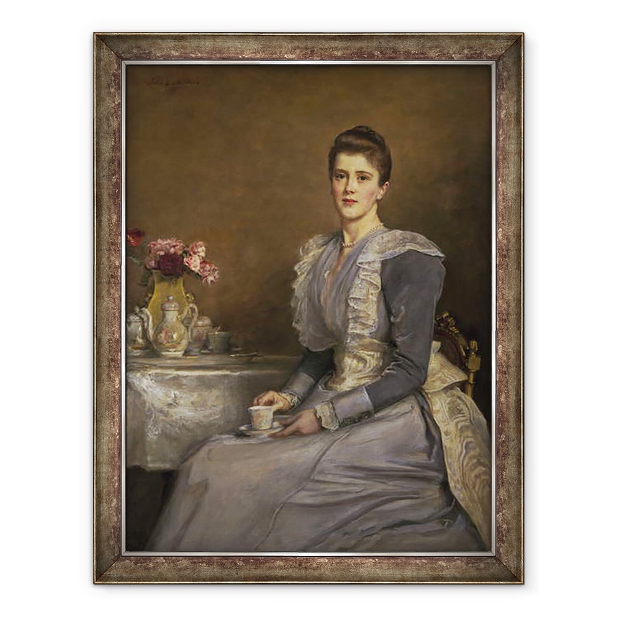 Tablou inramat - John Everett Millais - Portretul doamnei Joseph Chamberlain 1864-1957, 70 x 90 cm