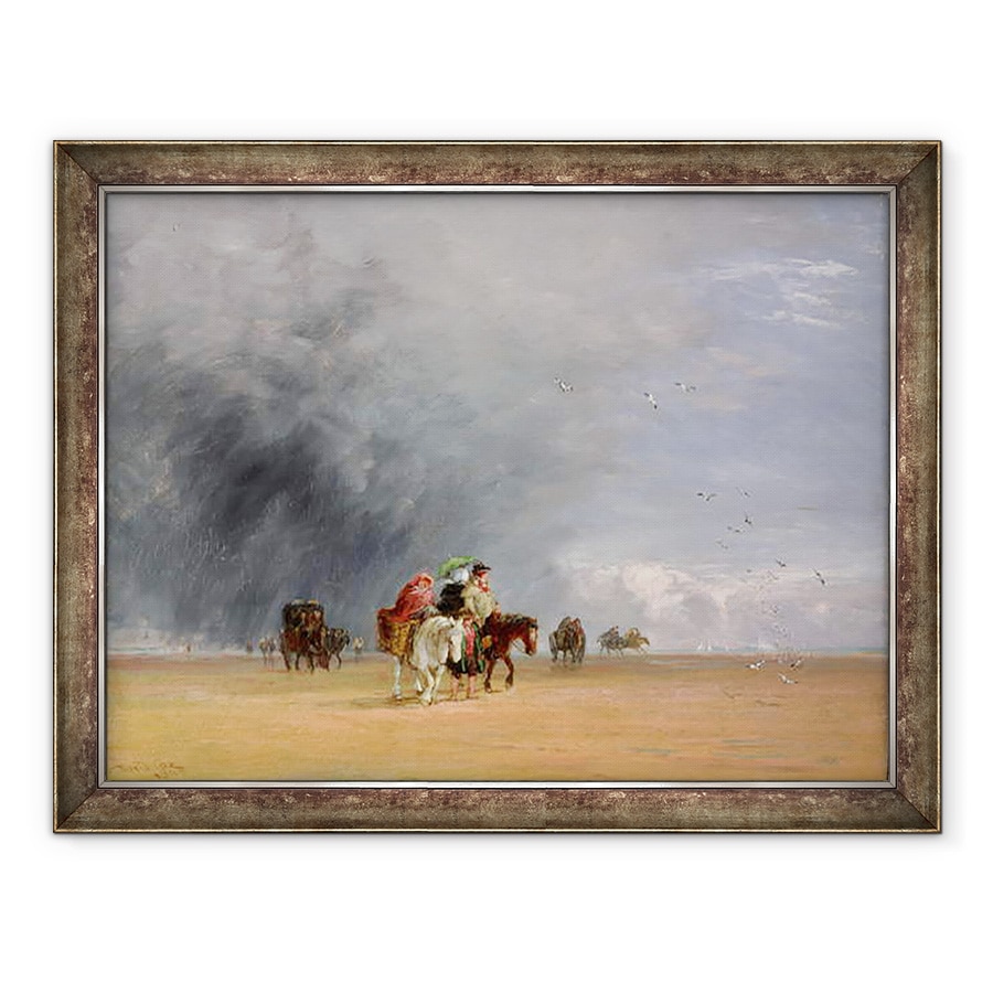 Tablou inramat - David Cox - Traversarea nisipurilor, 70 x 90 cm