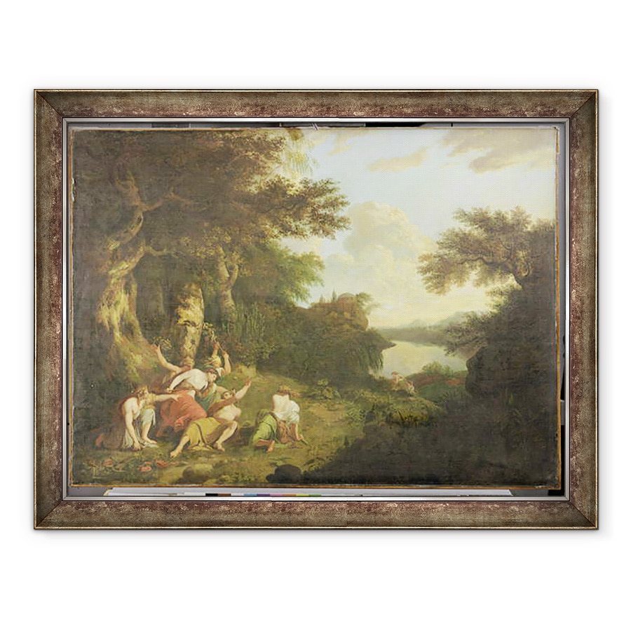 Tablou inramat - Thomas Jones - Moartea lui Orfeu, 70 x 90 cm