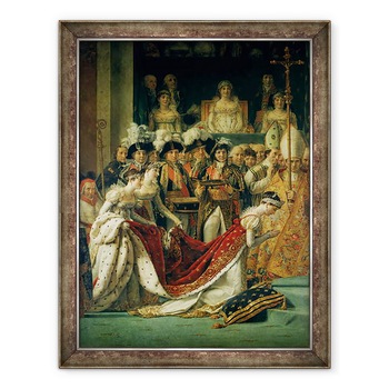 Tablou inramat - Jacques Louis David - Sfintirea imparatului Napoleon si incoronarea imparatesei Josephine de catre Papa Pius al VII-lea, detaliu V, 60 x 80 cm Tablou inramat - Jacques Louis David - Sfintirea imparatului Napoleon si incoronarea imparatesei Josephine de catre Papa Pius al VII-lea, detaliu V, 60 x 80 cm