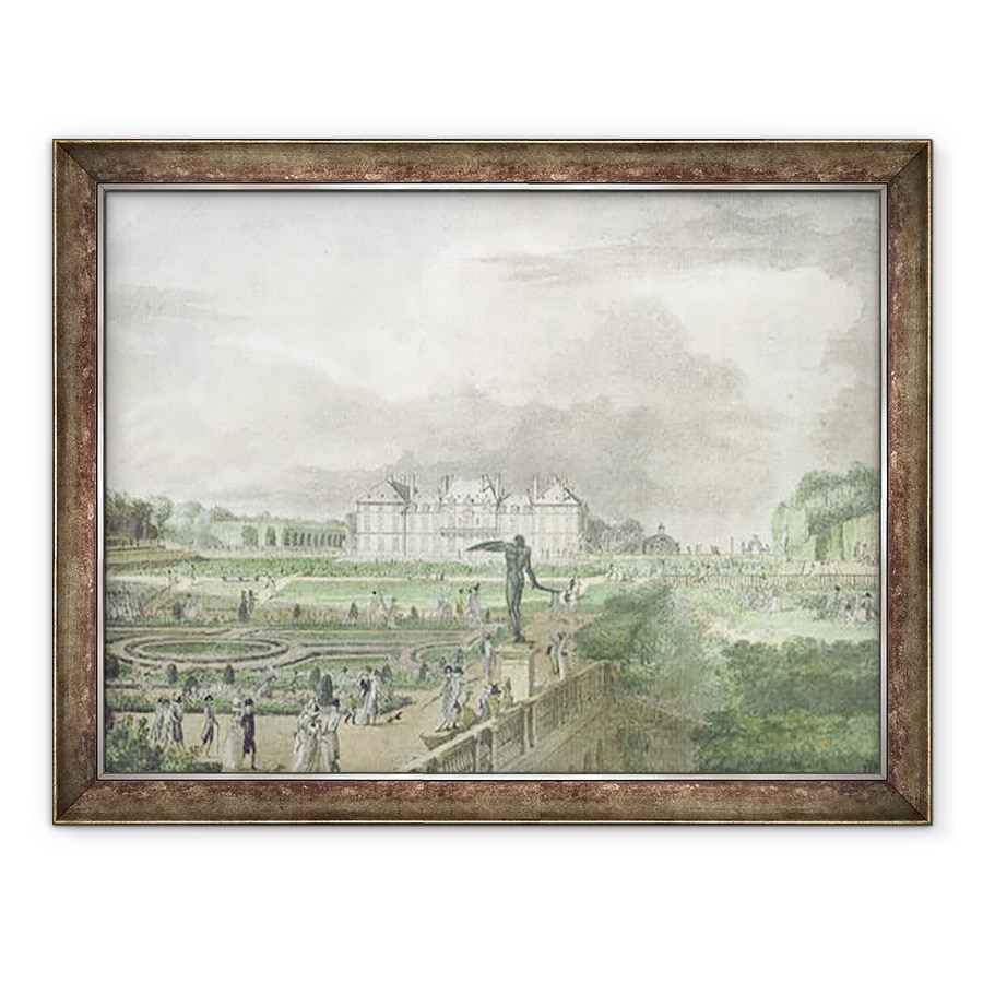 Tablou inramat - Meunier - Castelul si gradina Sceaux, 70 x 90 cm