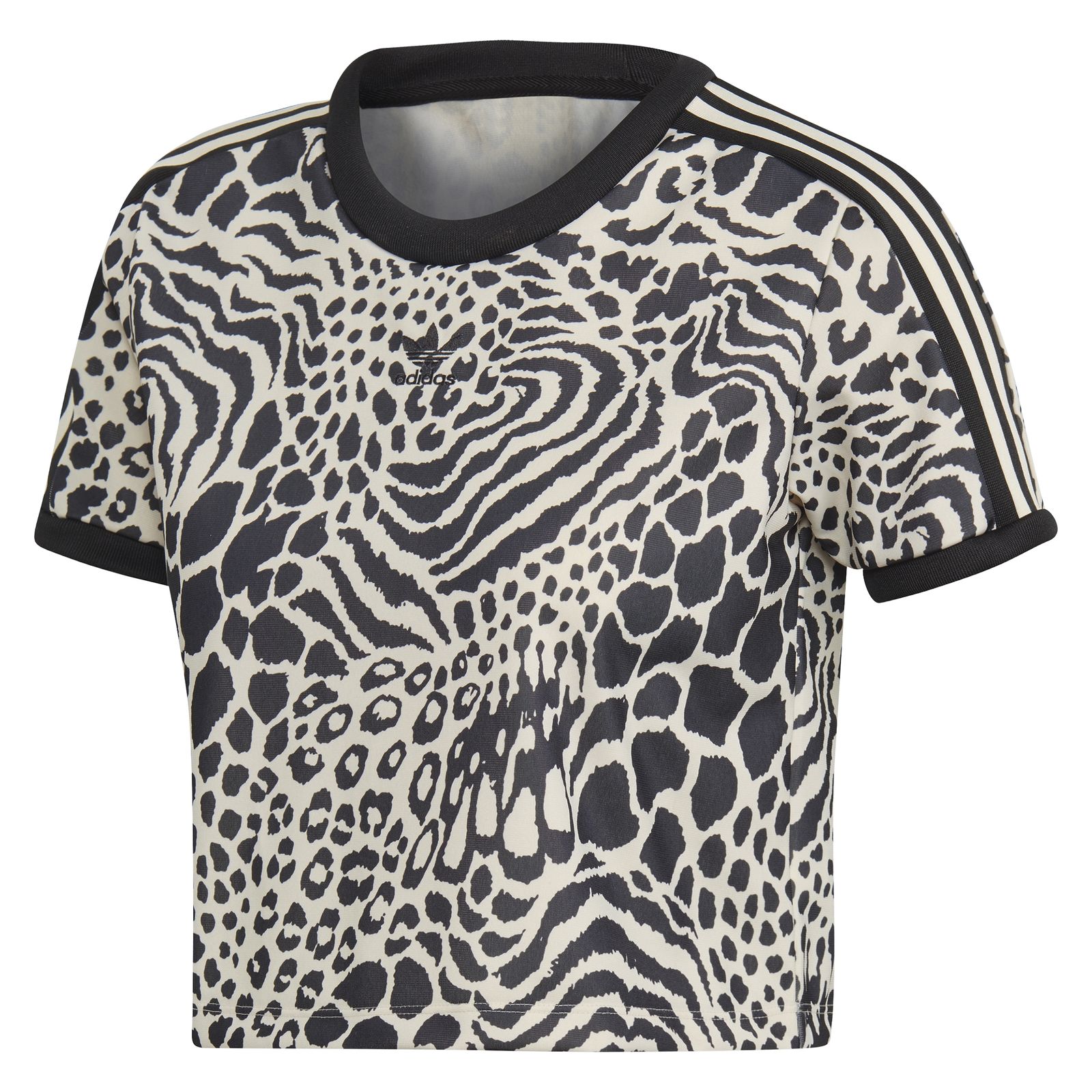 Tricou Adidas 3-stripes Tee DU8186 Femei Negru 34