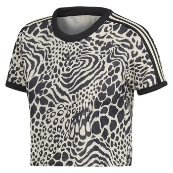 Tricou Adidas 3-stripes Tee DU8186 Femei Negru 38 Tricou Adidas 3-stripes Tee DU8186 Femei Negru 38