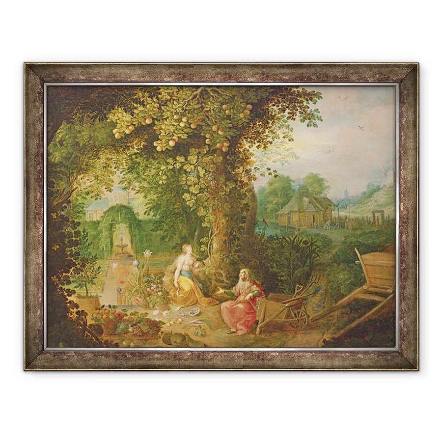 Tablou inramat - Frans II Francken the Younger - Vertumnus si Pomona, 70 x 90 cm