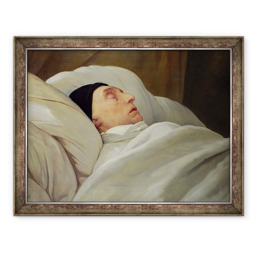 Tablou inramat - Ary Scheffer - Marie Joseph 1757-1834 Marquis de La Fayette, 70 x 90 cm