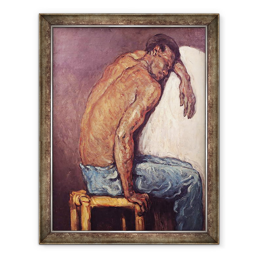 Tablou inramat - Paul Cezanne - Scipion negru, 70 x 90 cm