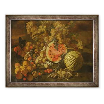 Tablou inramat - Giovanni-Battista Ruoppolo - Natura moarta, 70 x 90 cm Tablou inramat - Giovanni-Battista Ruoppolo - Natura moarta, 70 x 90 cm