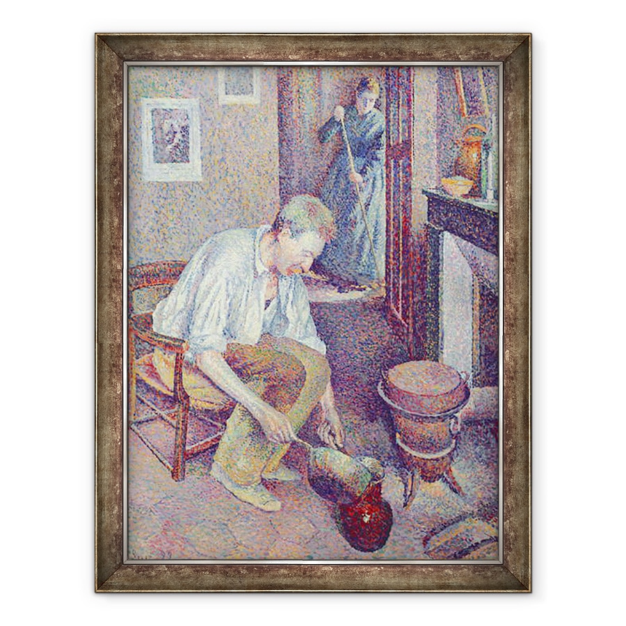 Tablou inramat - Maximilien Luce - Cafeaua, 70 x 90 cm