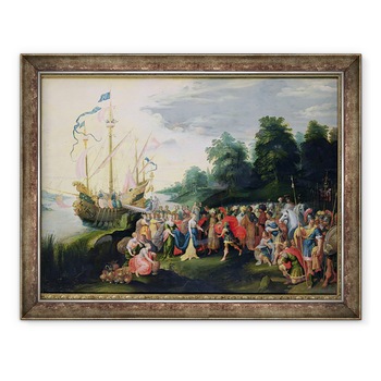 Tablou inramat - Frans II Francken the Younger - Debarcarea Cleopatrei 69-30 i.Hr. la Tarsus, 70 x 90 cm Tablou inramat - Frans II Francken the Younger - Debarcarea Cleopatrei 69-30 i.Hr. la Tarsus, 70 x 90 cm