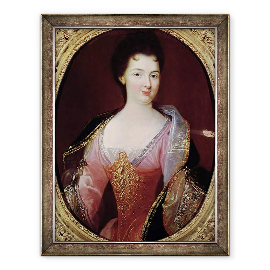 Tablou inramat - Scoala franceza - Portret De Claudine Alexandrine Guerin de Tencin 1682-1749, 70 x 90 cm