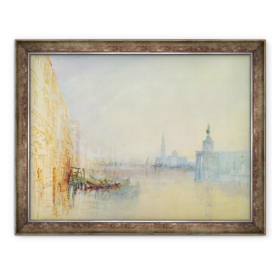 Tablou inramat - Joseph Mallord William Turner - Venetia, Gura Canalului Mare, 70 x 90 cm