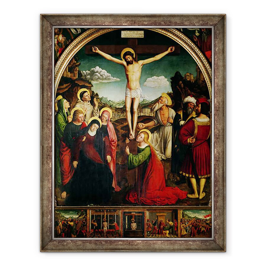 Tablou inramat - Ludovico Brea - Crucifixion, 60 x 80 cm