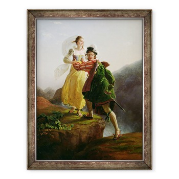 Tablou inramat - Louis Ducis - Bianca Cappello c.1542-87 Fugind cu iubitul ei Francesco de Medici 1541-87, 60 x 80 cm Tablou inramat - Louis Ducis - Bianca Cappello c.1542-87 Fugind cu iubitul ei Francesco de Medici 1541-87, 60 x 80 cm