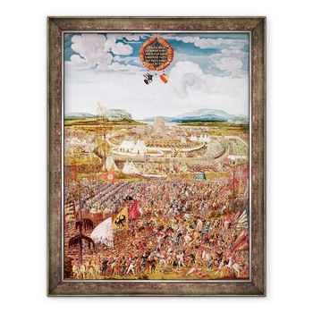 Tablou inramat - Melchior Feselen - Alesia asediata de Iulius Cezar 101-44 i.Hr., 70 x 90 cm Tablou inramat - Melchior Feselen - Alesia asediata de Iulius Cezar 101-44 i.Hr., 70 x 90 cm