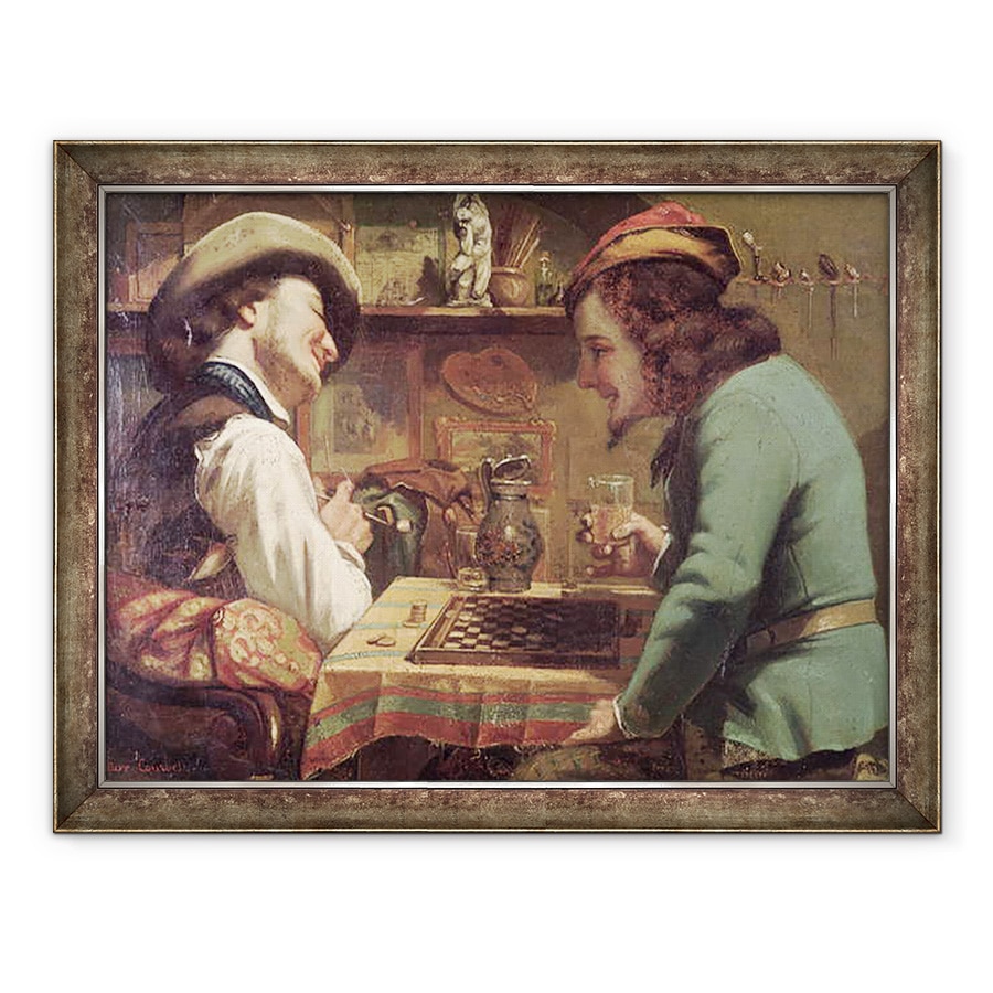 Tablou inramat - Gustave Courbet - Jocul de proiecte, 60 x 80 cm