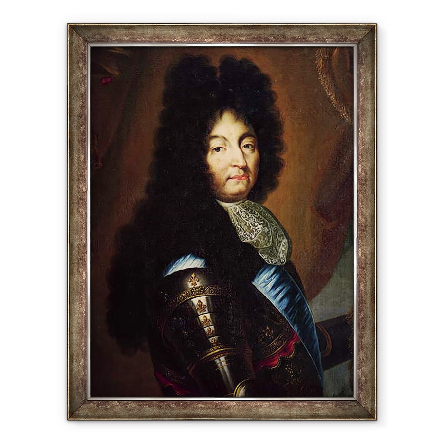Tablou inramat - Hyacinthe Francois Rigaud - Louis XIV 1638-1715, 60 x 80 cm