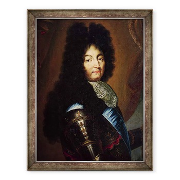 Tablou inramat - Hyacinthe Francois Rigaud - Louis XIV 1638-1715, 60 x 80 cm Tablou inramat - Hyacinthe Francois Rigaud - Louis XIV 1638-1715, 60 x 80 cm