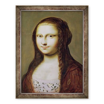 Tablou inramat - Jean Ducayer - Portret De O Femeie Inspirat de Mona Lisa, 60 x 80 cm Tablou inramat - Jean Ducayer - Portret De O Femeie Inspirat de Mona Lisa, 60 x 80 cm