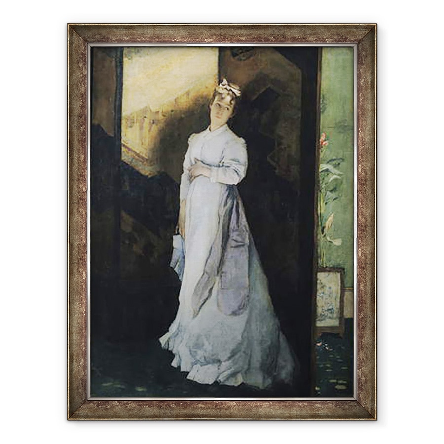 Tablou inramat - Alfred Emile Stevens - Scrisoarea de despartire, 60 x 80 cm