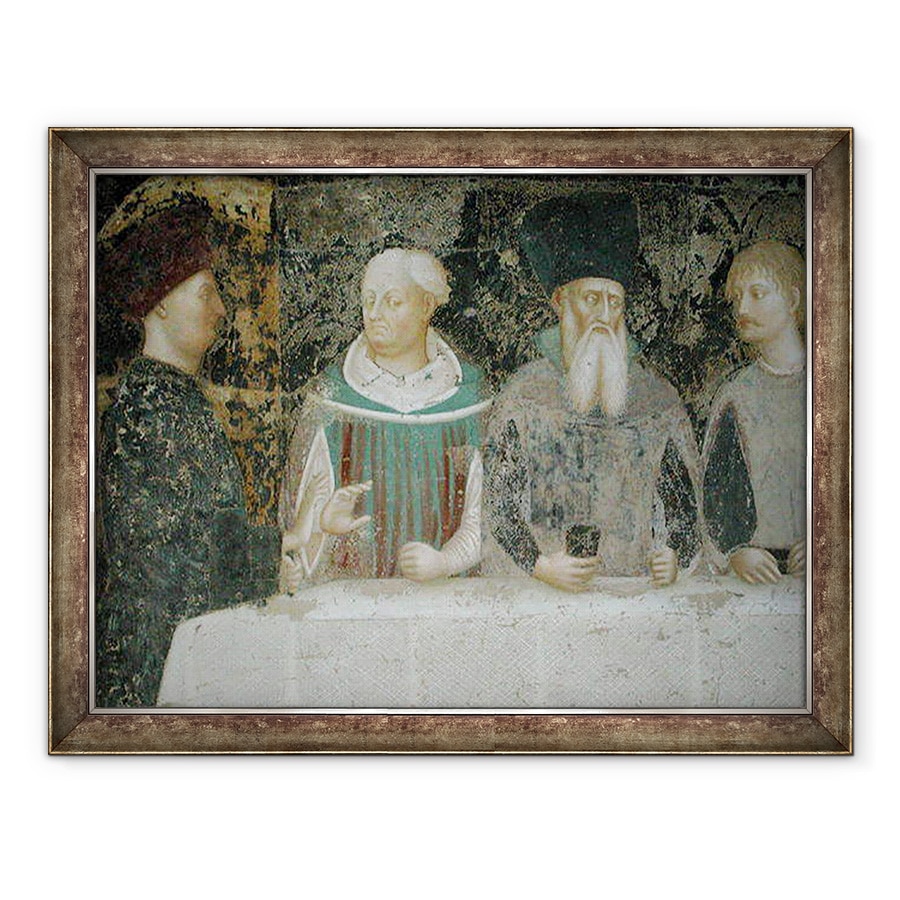Tablou inramat - Tommaso Masolino da Panicale - Banchetul lui Irod II, 60 x 80 cm