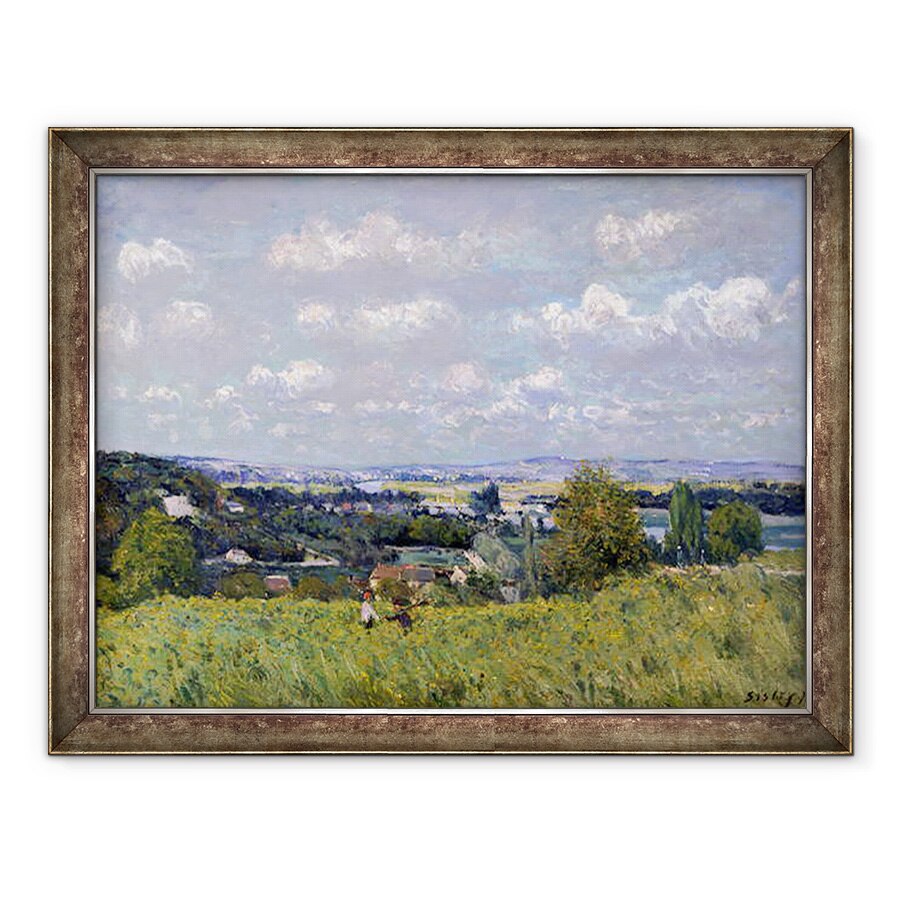 Tablou inramat - Alfred Sisley - Valea Senei la Saint-Cloud, 60 x 80 cm