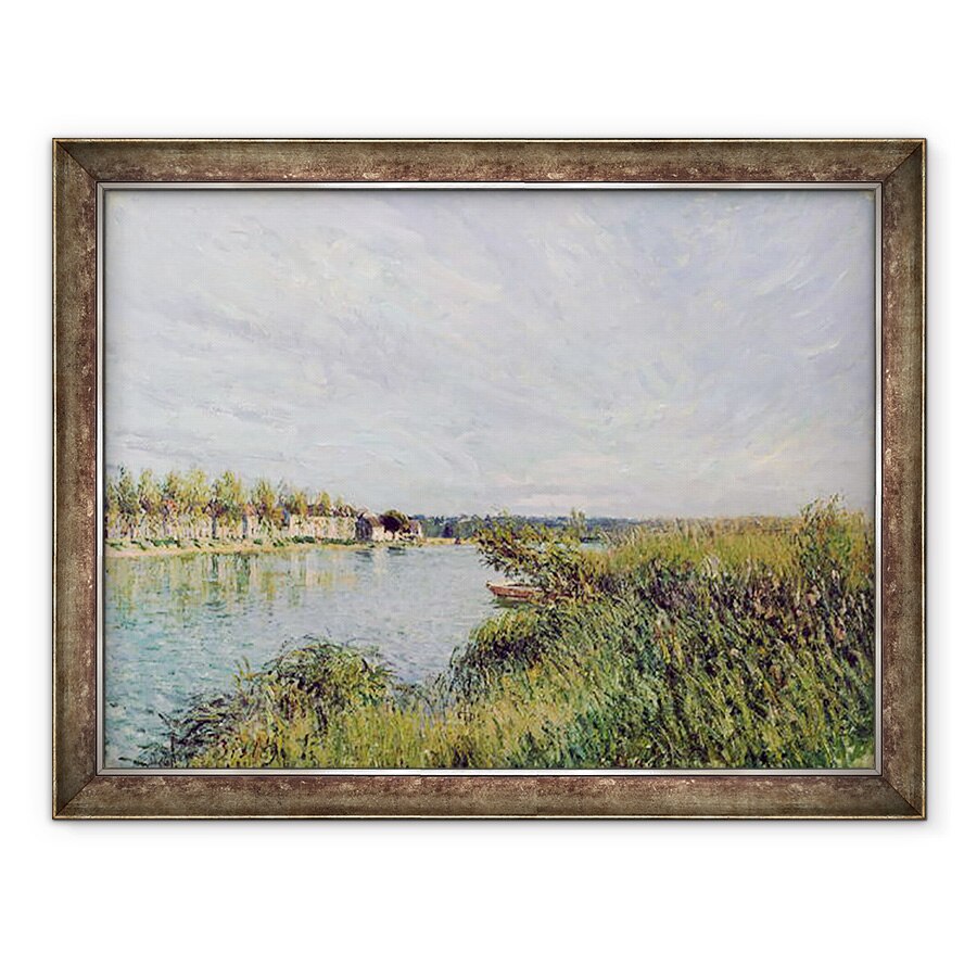 Tablou inramat - Alfred Sisley - Vedere de Saint-Mammes, 60 x 80 cm