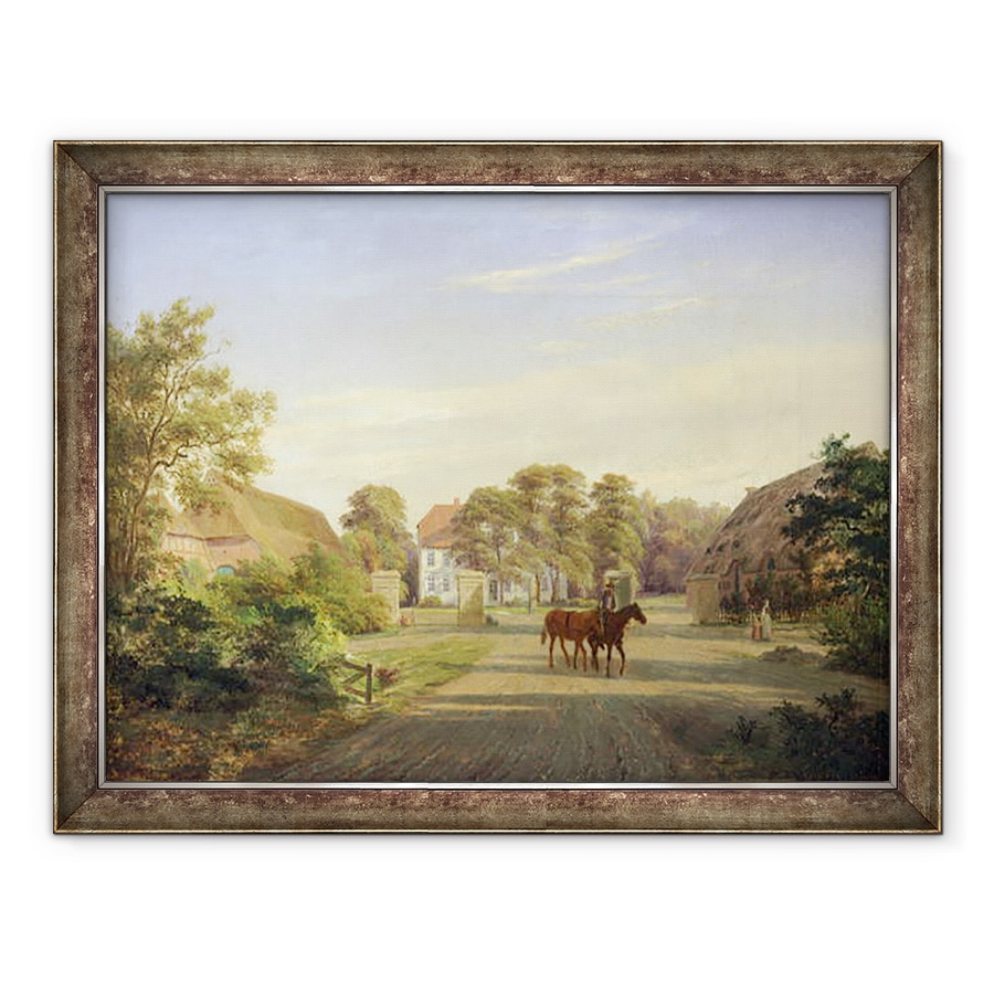 Tablou inramat - Johann Georg Haeselich - Gut Grabau, langa Oldesloe, 70 x 90 cm