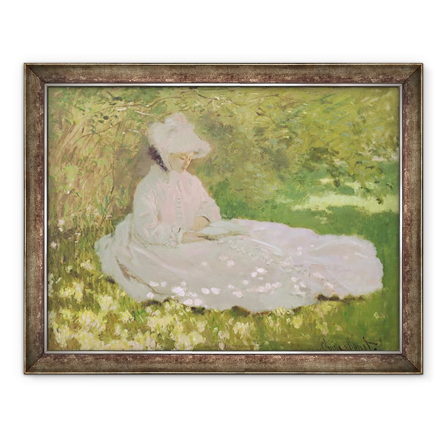 Tablou inramat - Claude Monet - Primavara, 70 x 90 cm