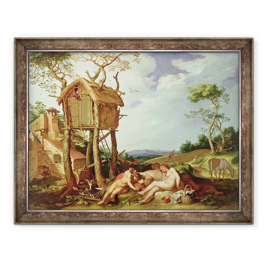 Tablou inramat - Abraham Bloemaert - Parabola cu graul si neghina, 60 x 80 cm